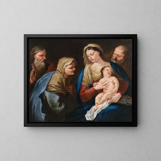 Neapolitan School - The Holy Family with Saint Joachim and Saint Anne.webp
