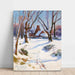 Reproducción del cuadro Nieve en Bretaña - Henry Moret