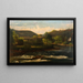 Escena de pesca - Nelson Augustus Moore — cuadro enmarcado en la pared