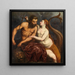 Neptuno y Anfitrite - Paris Bordone — cuadro enmarcado en la pared