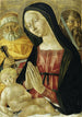 Virgin and Child with Saints Peter and Paul - Neroccio di Bartolomeo di Benedetto de' Landi Workshop — artwork view