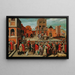 Ecce Homo - Escuela neerlandesa — cuadro enmarcado en la pared