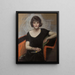 Retrato de una joven mujer - Neysa McMein — cuadro enmarcado en la pared