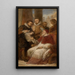Los pintores Matthijs y Paul Bril en Roma - Nicaise De Keyser — cuadro enmarcado en la pared