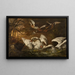 Cygnes et chiens - Nicasius Bernaerts — cuadro enmarcado en la pared