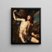 Saint Sebastian - Niccolò de Simone — framed artwork on a wall