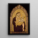 Vierge à l'Enfant - Niccolò di Pietro Gerini — cuadro enmarcado en la pared