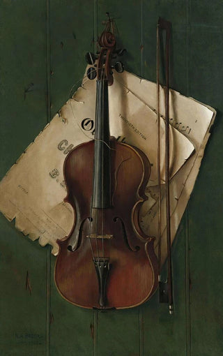 Nicholas Alden Brooks - Still Life With Violin Bow And Sheet Music.webp