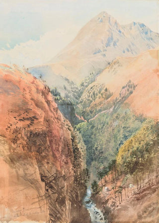 Nicholas Chevalier - Buckler Burn at the head of Wakatipu Lake.webp