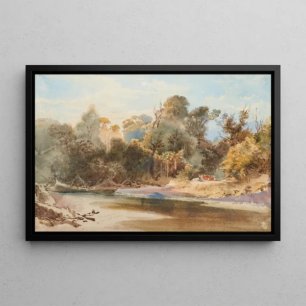 Pakuratahi Upper Hutt Valley - Nicholas Chevalier — cuadro enmarcado en la pared