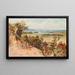 Rangitikei Painting from Westoe station W Fox Esqs - Nicholas Chevalier — framed artwork on a wall