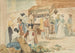 La Place du Marché - Nicholas Condy — vista de la obra