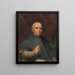 Retrato de Daniel Murray, arzobispo de Dublín - Nicholas Joseph Crowley — cuadro enmarcado en la pared