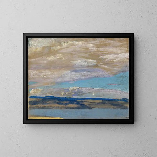 Islas - Nicholas Roerich — cuadro enmarcado en la pared