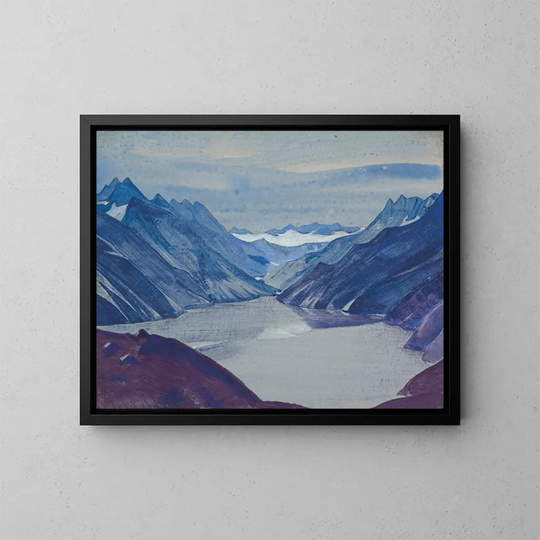 Lac Nag - Nicholas Roerich — cuadro enmarcado en la pared