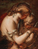 Venus y Amor con un niño - Niccolò Bambini — vista de la obra