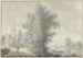 Vista de un pueblo con campanario - Nicolaas Wicart — vista de la obra