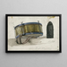 Tambour and a grenade - Nicolaas van der Waay — framed artwork on a wall