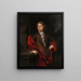 Portrait painting of Pieter Groenendijk - Nicolaes Maes — framed artwork on a wall