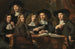 Los oficiales de la guilda de cirujanos de Ámsterdam - Nicolaes Maes — vista de la obra