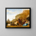 Laban en busca de sus dioses - Nicolaes Moeyaert — cuadro enmarcado en la pared