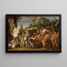 El triunfo de Baco - Nicolaes Moeyaert — cuadro enmarcado en la pared