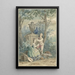 Pareja elegante en un parque - Nicolaes Muys — cuadro enmarcado en la pared