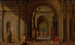 L'arcángel Gabriel apareciendo a Zacarías, Lucas 1:11 - Nicolaes de Giselaer — vista de la obra