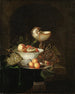 Still life with fruits and nautilus cup - Nicolaes van Gelder — artwork view