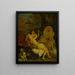 Venus and Adonis - Nicolaes van Helt — framed artwork on a wall