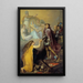 Christian III socorrendo a Dinamarca - Nicolai Abildgaard — cuadro enmarcado en la pared