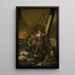 Christian IV a bordo de su buque insignia la Trinidad - Nicolai Abildgaard — cuadro enmarcado en la pared