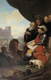 Frederik II construyó el castillo de Kronborg en Elsinore - Nicolai Abildgaard — vista de la obra