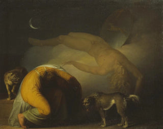 Nicolai Abildgaard - The Spirit of Culmin Appears to his Mother From the Songs of Ossian.webp