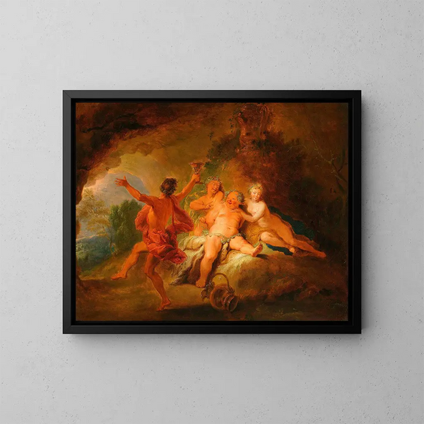 Bacchanales - Nicolas Bertin — cuadro enmarcado en la pared