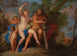 Hércules y Déjanira - Nicolas Bertin — vista de la obra