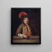 Retrato de Emmanuel de Coulanges 1633-1716 pistolero y chansonnier - Nicolas Colombel — cuadro enmarcado en la pared