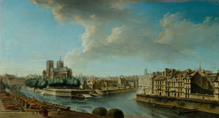 Nicolas JeanBaptiste Raguenet - Le Chevet de NotreDame et la Pointe occidentale de lIle SaintLouis.webp