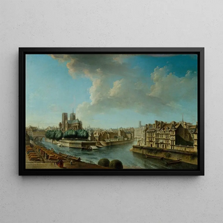 Nicolas JeanBaptiste Raguenet - Le Chevet de NotreDame et la Pointe occidentale de lIle SaintLouis.webp