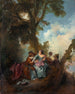 Declaración de amor - Nicolas Lancret — vista de la obra