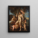 Bacchus Apollon - Nicolas Poussin — cuadro enmarcado en la pared