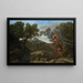 Orion ciego buscando el sol naciente - Nicolas Poussin — cuadro enmarcado en la pared