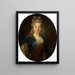 Retrato de mujer - Nicolas de Largillière — cuadro enmarcado en la pared