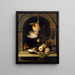 Perdrix rouge dans une niche - Nicolas de Largillière — framed artwork on a wall