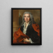 retrato de Anne Louis Goislard de Montsabert, conde de Richbourg-le-Toureil - Nicolas de Largillière — cuadro enmarcado en la pared