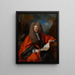 retrato de Charles-Éléonor Aubry Marquis de Castelnau - Nicolas de Largillière — cuadro enmarcado en la pared