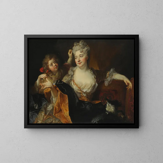 Nicolas de Largillire - Portrait of MargueriteElisabeth Forest de Largillierre and her son Nicolas.webp
