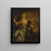 Portrait of a Lady - Nicolas de Largillière — framed artwork on a wall