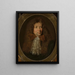 Retrato de hombre Pierre van Schuppen - Nicolas de Largillière — cuadro enmarcado en la pared