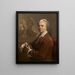 Self-portrait - Nicolas de Largillière — framed artwork on a wall